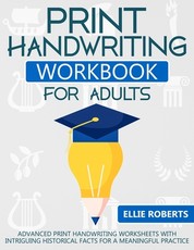 Print Handwriting Workbook for Adults