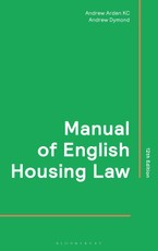 Manual of English Housing Law