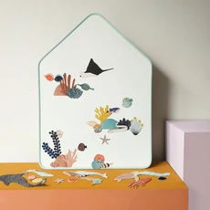 Magnetinė piešimo lenta MA CABANE À RÊVES „Namelis“, OPALINE