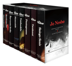 Geriausi iš geriausių! DIDYSIS JO NESBØ DETEKTYVŲ RINKINYS: 8 detektyvai dailioje dėžutėje