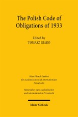 The Polish Code of Obligations of 1933