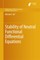 Stability of Neutral Functional Differential Equations