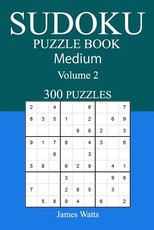 300 Medium Sudoku Puzzle Book