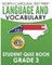 North Carolina Test Prep Language and Vocabulary Student Quiz Book Grade 3