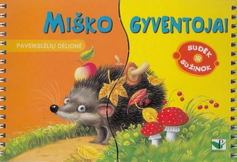 Miško gyventojai. Paveikslėlių dėlionė