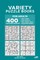 Variety Puzzle Books for Adults - 400 Easy to Master Puzzles 9x9