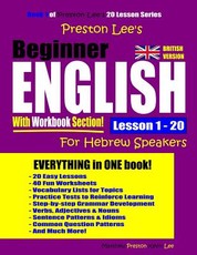 Preston Lee's Beginner English With Workbook Section Lesson 1 - 20 For Hebrew Speakers (British Version)