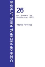 CFR 26, Part 1, Â§Â§ 1.641 to 1.850, Internal Revenue, April 01, 2016 (Volume 10 of 22)