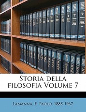 Storia Della Filosofia Volume 7