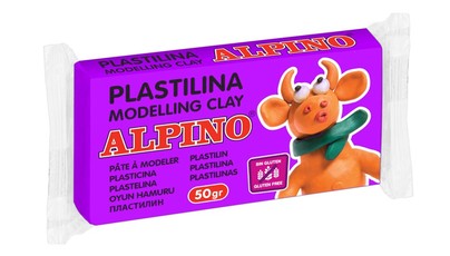 Plastilinas ALPINO 50g violetinis