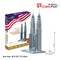 3D dėlionė: Petronas bokštai