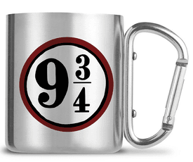 Puodelis „Harry Potter:Platform 9 3/4“, su karabino formos rankena, 235 ml