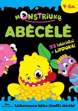 Monstriukų abėcėlė. Su lipdukais