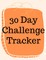 30 Day Challenge Tracker.Habits are The Most Important When it Comes to Live a Happy and Fulfilled Life, this is the Perfect Tracker to Start New Habits