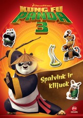 Kung Fu Panda 3. Spalvink ir klijuok