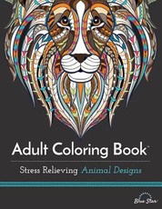 Adult Coloring Book: Stress Relieving Animal Designs