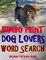 Jumbo Print Dog Lovers Word Search