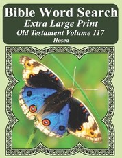 Bible Word Search Extra Large Print Old Testament Volume 117