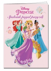 Princesė. Spalvink pagal pavyzdį