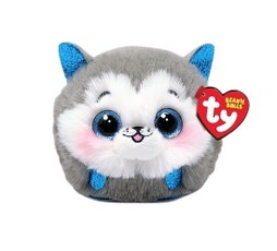 Mascot TY Beanie kamuoliukai Šuo husky pilkas