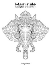 Mammals Coloring Book for Grown-Ups 4