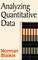 Blaikie, N: Analyzing Quantitative Data