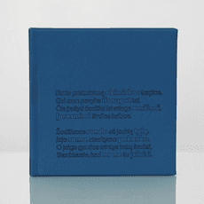 Užrašinė Eko odos viršeliu MĖLYNA 2024