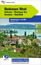 Kümmerly+Frey Outdoorkarte Deutschland 43 Bodensee West 1:35.000
