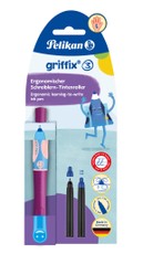 GRIFFIX-3 rašiklis L avietinis