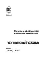 Matematinė logika, I d. Teiginių logika
