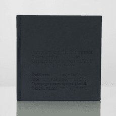 Užrašinė Eko odos viršeliu JUODA