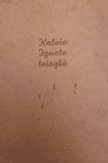 Kalvio Ignoto teisybė