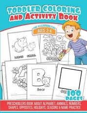 Toddler Coloring And Activity Book