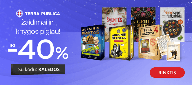 LEIDYKLOS TERRA PUBLICA KNYGOMS IR ŽAIDIMAMS - extra nuolaidos iki -40%!