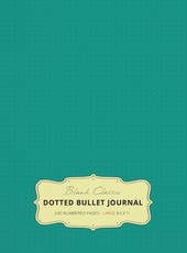 Large 8.5 x 11 Dotted Bullet Journal (Teal #7) Hardcover - 245 Numbered Pages
