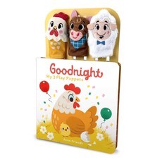 Goodnight My 3 Play Puppets - Farm Friends