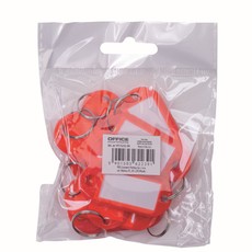 Raktų pakabukai 10vnt raudoni