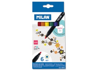 Flomasterių rinkinys MILAN, piešimui ant tekstilės
