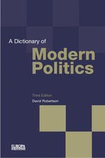 Robertson, D: Dictionary of Modern Politics