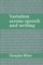 Variation across Speech and Writing