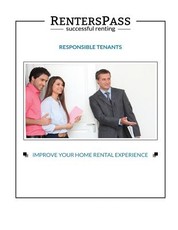 Renters Pass Responsible Tenants