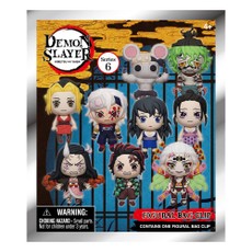 Kuprinės pakabukas Demon Slayer: Kimetsu no Yaiba 3D, 6 serija, atsitiktinėje pakuotėje, 1 vnt.