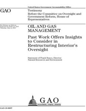 Oil and gas management