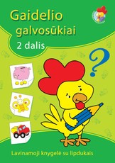 Gaidelio galvosūkiai. 2 dalis. Lavinamoji knygelė su lipdukais
