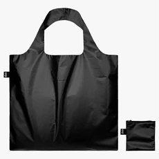 LOQI pirkinių krepšys „METALLIC Black Matt Bag“