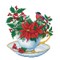 Deimantinė mozaika FESTIVE CUPPA 32X32