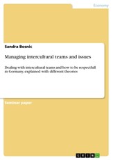 Managing intercultural teams and issues