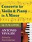 Vivaldi Antonio Concerto in a minor Op 3 No. 6 RV 356. For Violin and Piano. International Music