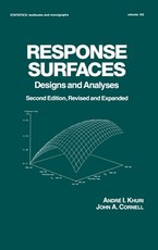 Response Surfaces: Designs and Analyses