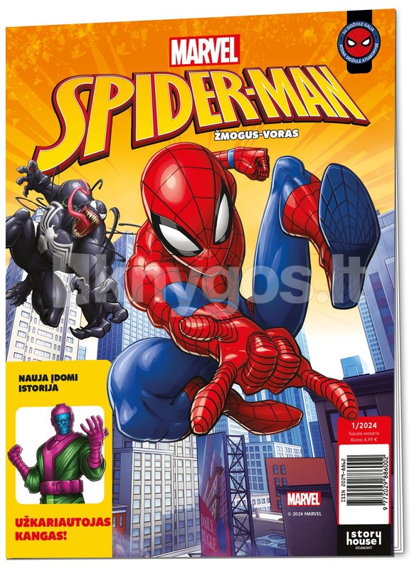 Spiderman. Žmogusvoras. Žurnalas 2024/1 Knygos.lt